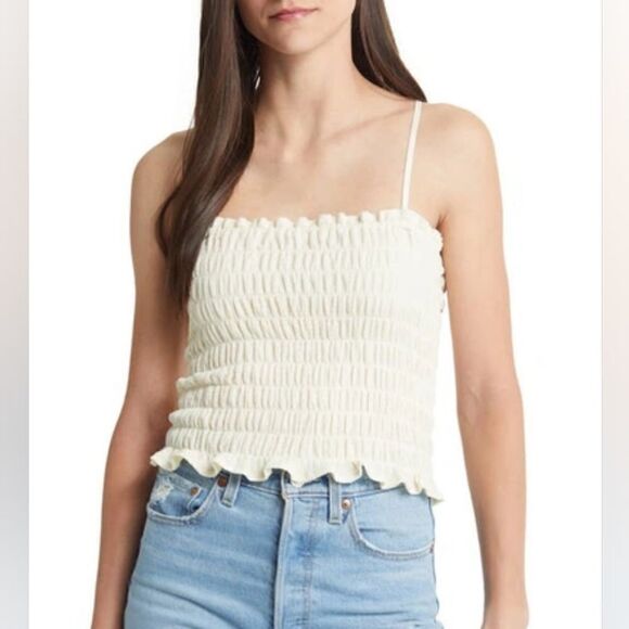 Treasure and Bond Smocked Camisole NWOT - Picture 2 of 7